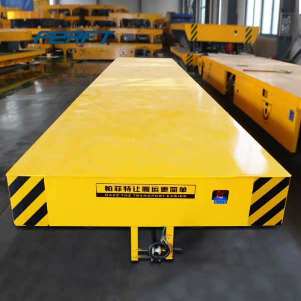 Cable Drum Powered Electric Industrial Flat Cart for Facility Assembly Line