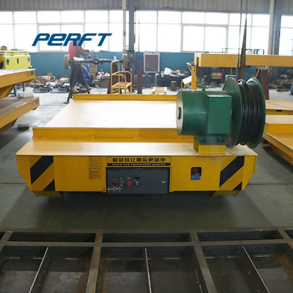 China Steerable Cable Rail Flat Cart Manufacturer