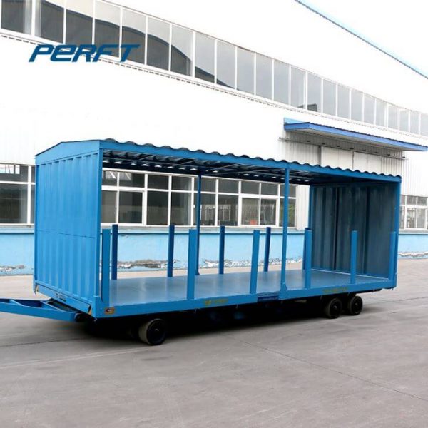 Rubber wheel or solid tyre tow flat cart