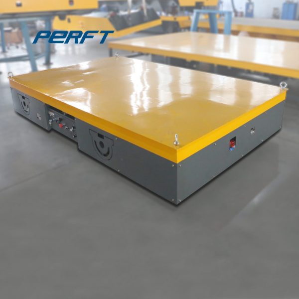 Battery Electric Trackless Platform Production Line Flat Cart 10 Ton